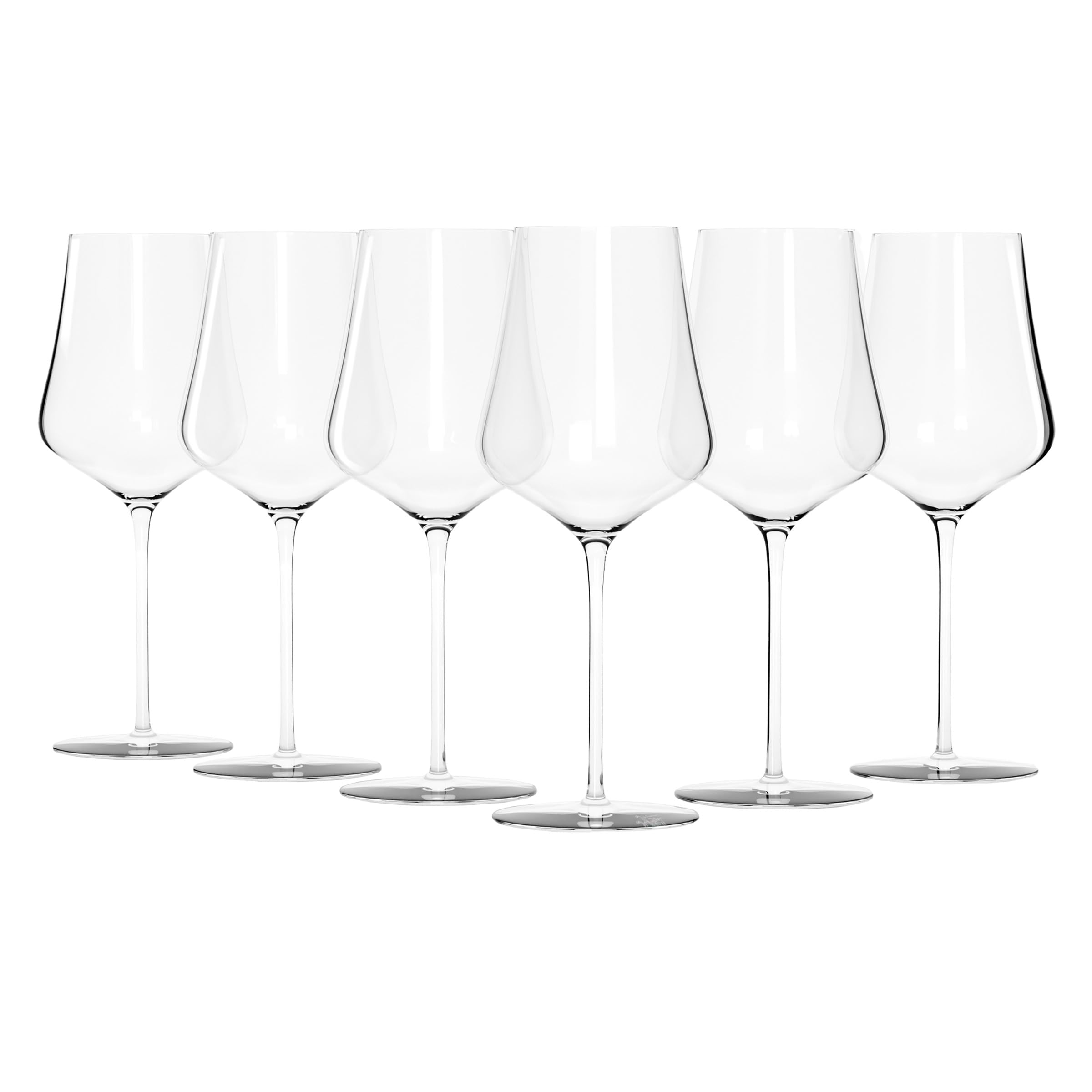 Gabriel-Glas crystal wine glass set with six lead-free glasses for versatile tasting.