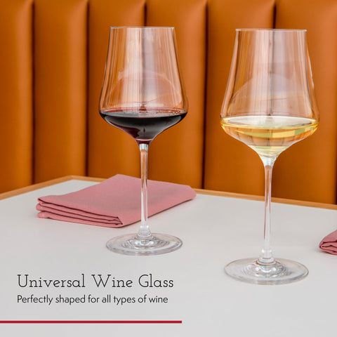 Gabriel-Glas dishwasher-safe wine glasses simplify cleanup while preserving brilliance.