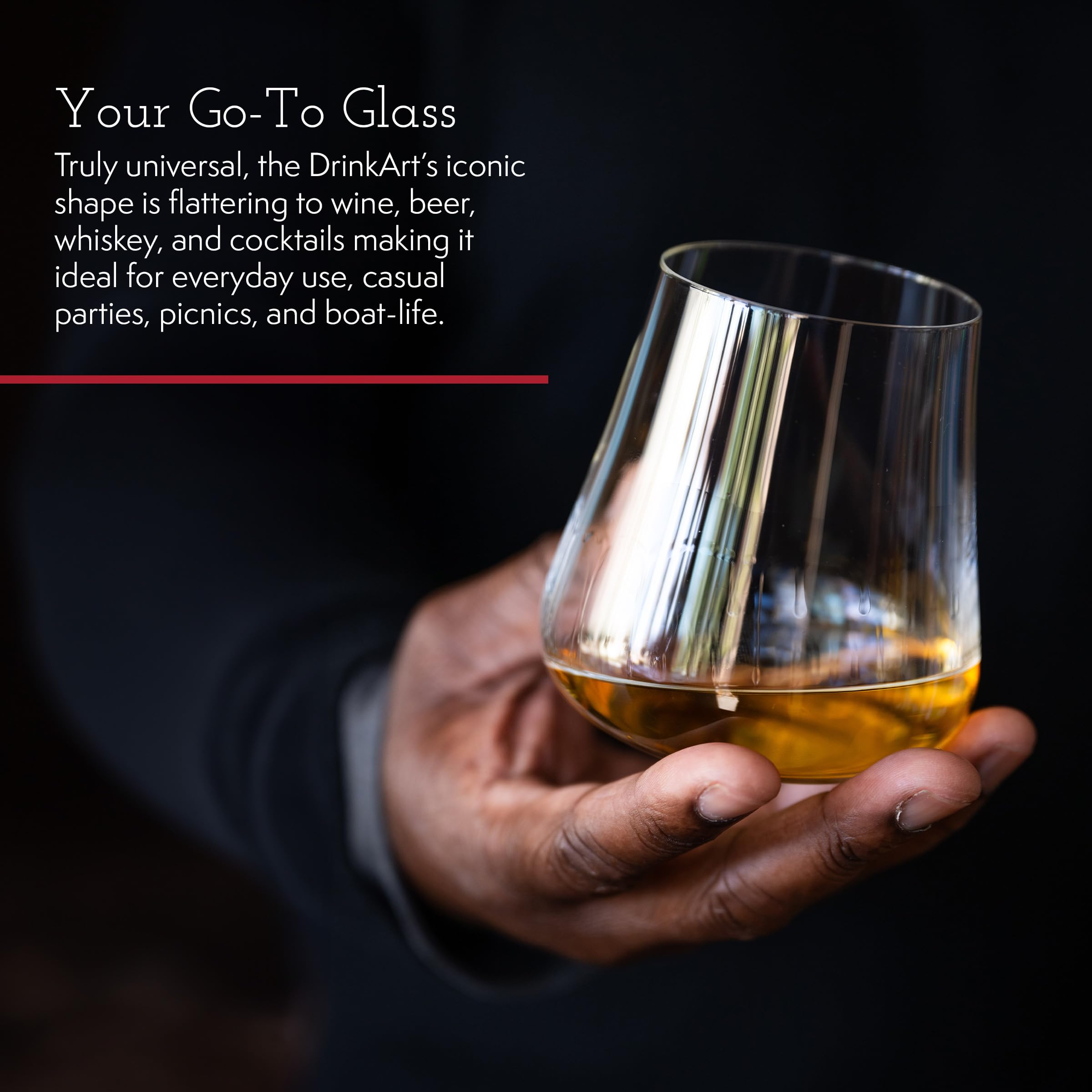 Gabriel-Glas stemless glass, dishwasher-safe, clear crystal in kitchen light