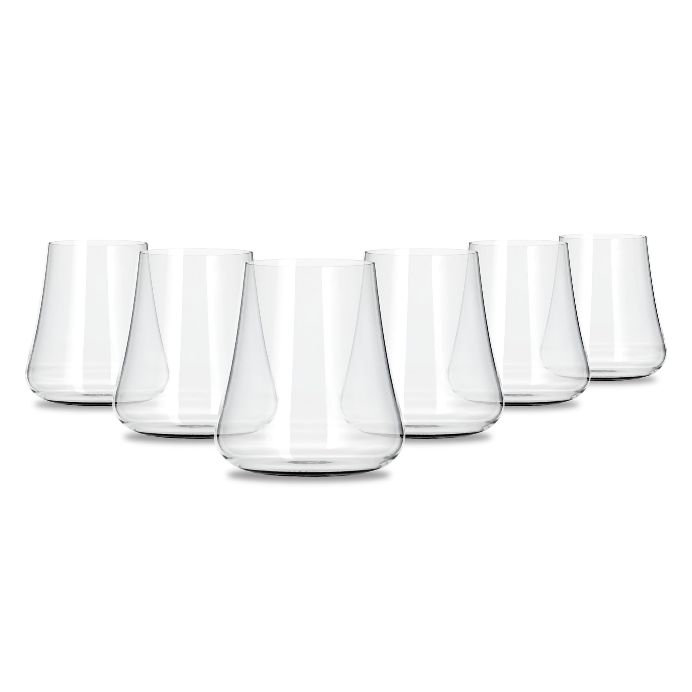 Gabriel-Glas stemless crystal wine glass set main view, versatile for wine, beer, and cocktails