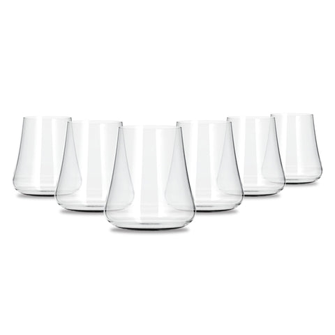 Gabriel-Glas stemless crystal wine glass set main view, versatile for wine, beer, and cocktails