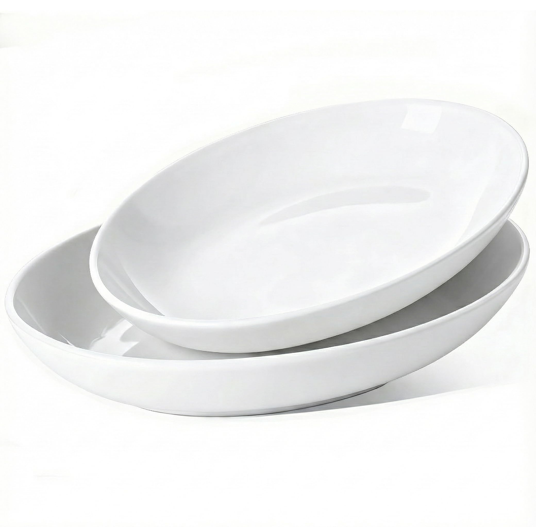 Gacoree oval platter large turkey presentation with deep rim for sauces