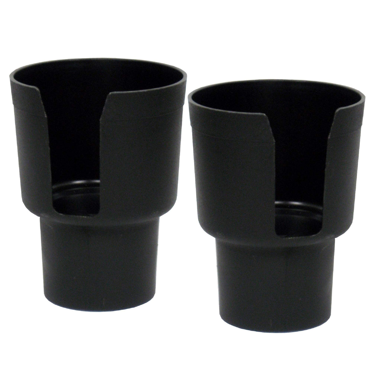 Gadjit Cup Keeper adapter in-car cup holder expands space for 3.25-inch beverages.