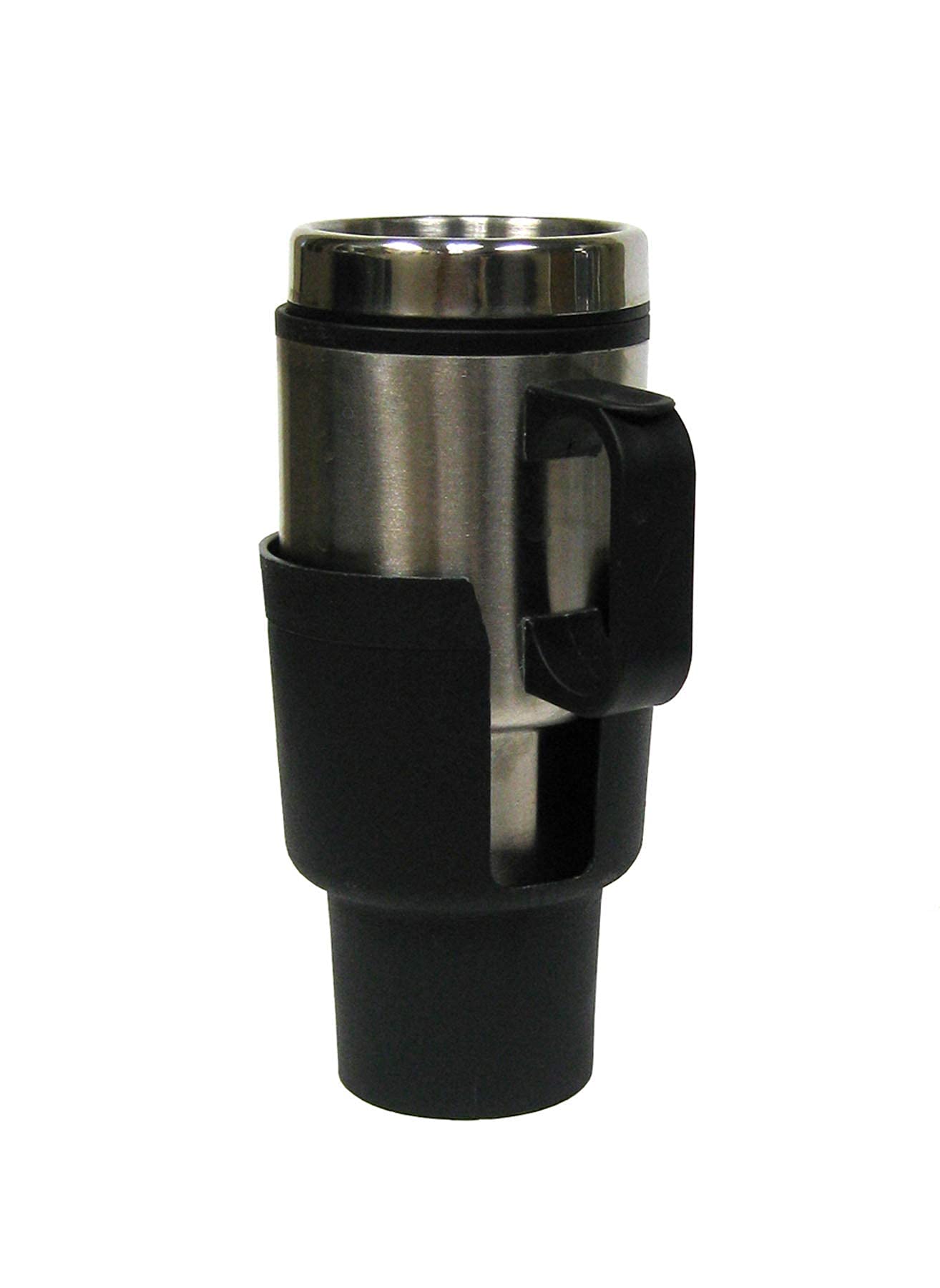 Compatible with mugs, store cups, and bottles up to 3.25 inches.