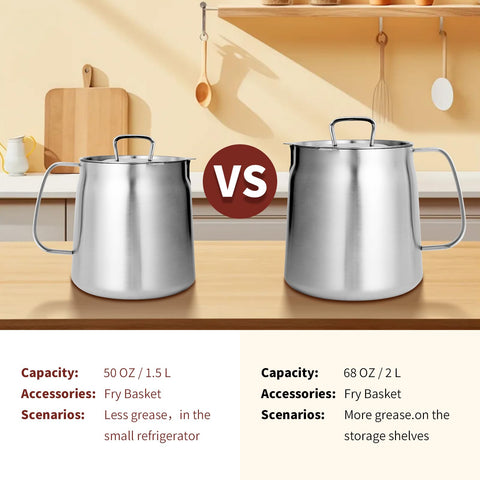 GADO induction-compatible oil pot for versatile heating