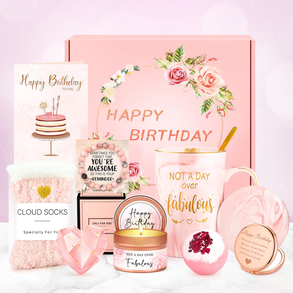 Gagalico birthday mug with lid and spoon for a stylish morning ritual