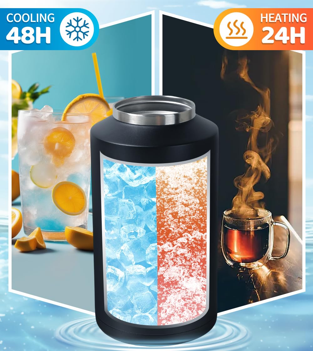 GAGANIU wide mouth for easy ice addition and filling