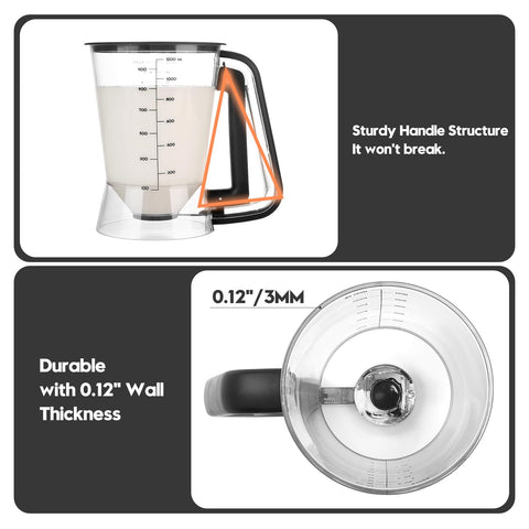 GAGAQI triangle-handle design for durable, steady grip during busy mornings.