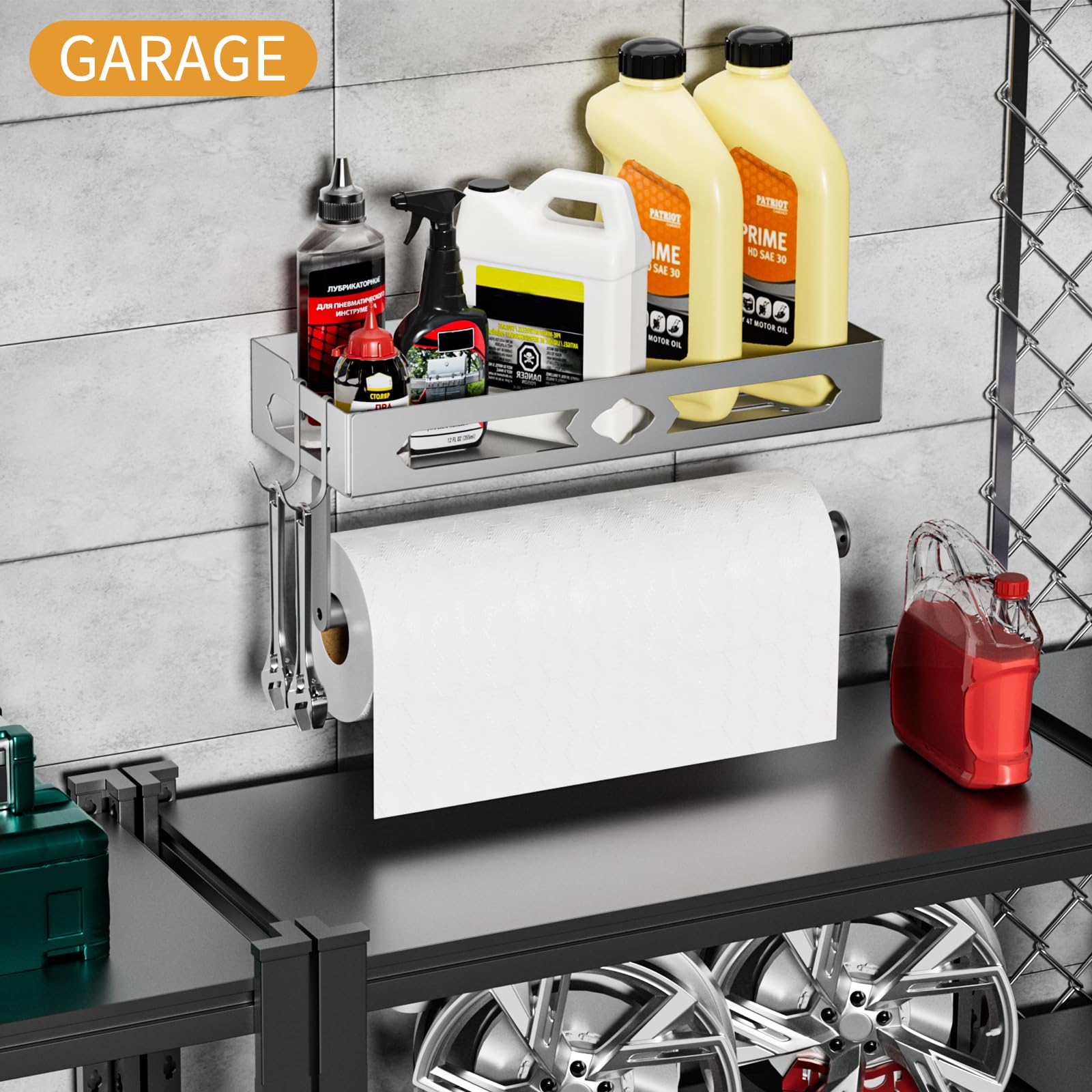 GAGUIUP space-saving wall mount fits kitchen and bathroom spaces.