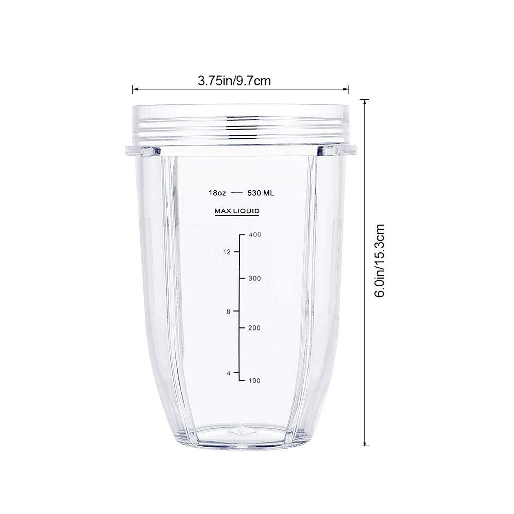 GahsElec Auto IQ series cups suitable for Ninja blenders.