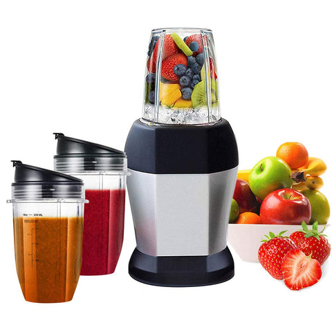 GahsElec BPA-free dishwasher-safe cups simplify cleaning after blending.