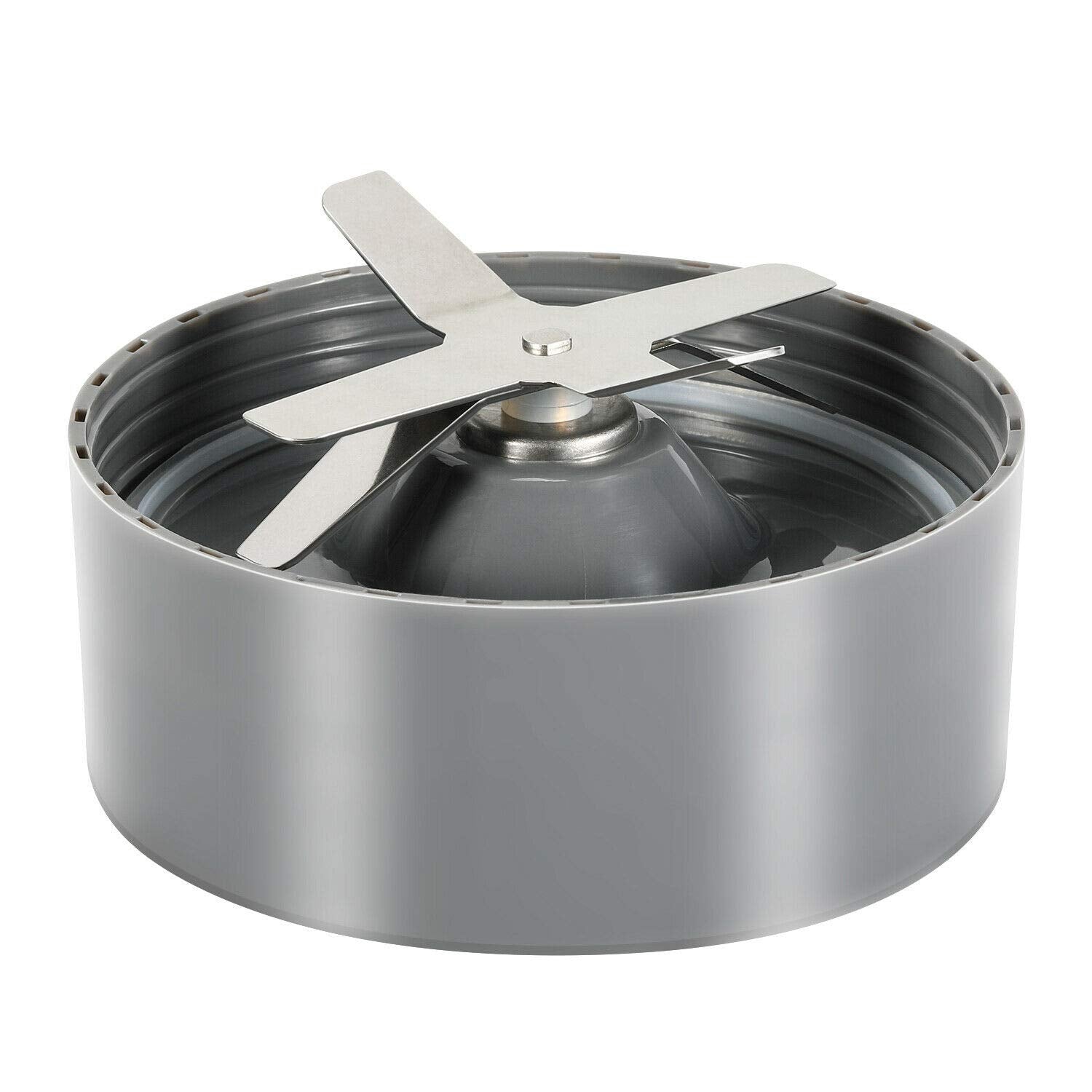 GahsElec Nutribullet blade assembly close-up highlighting 4-inch diameter.