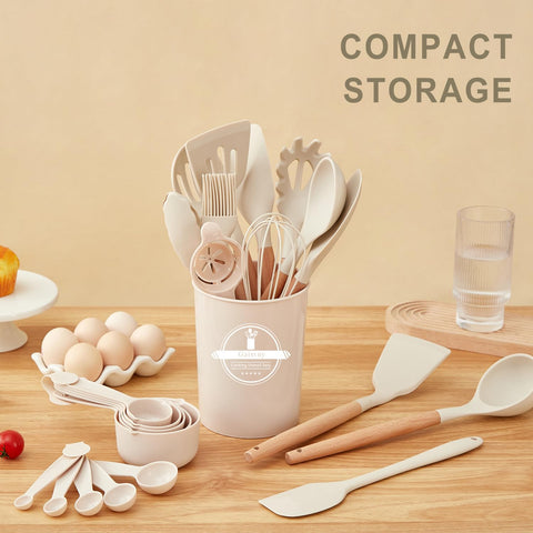 Gaixvny measuring spoons with wooden handle for precise amounts