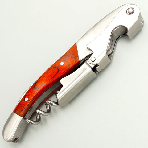 Gajing Exquiste Waiter Corkscrew with double-hinged lever for easy cork extraction