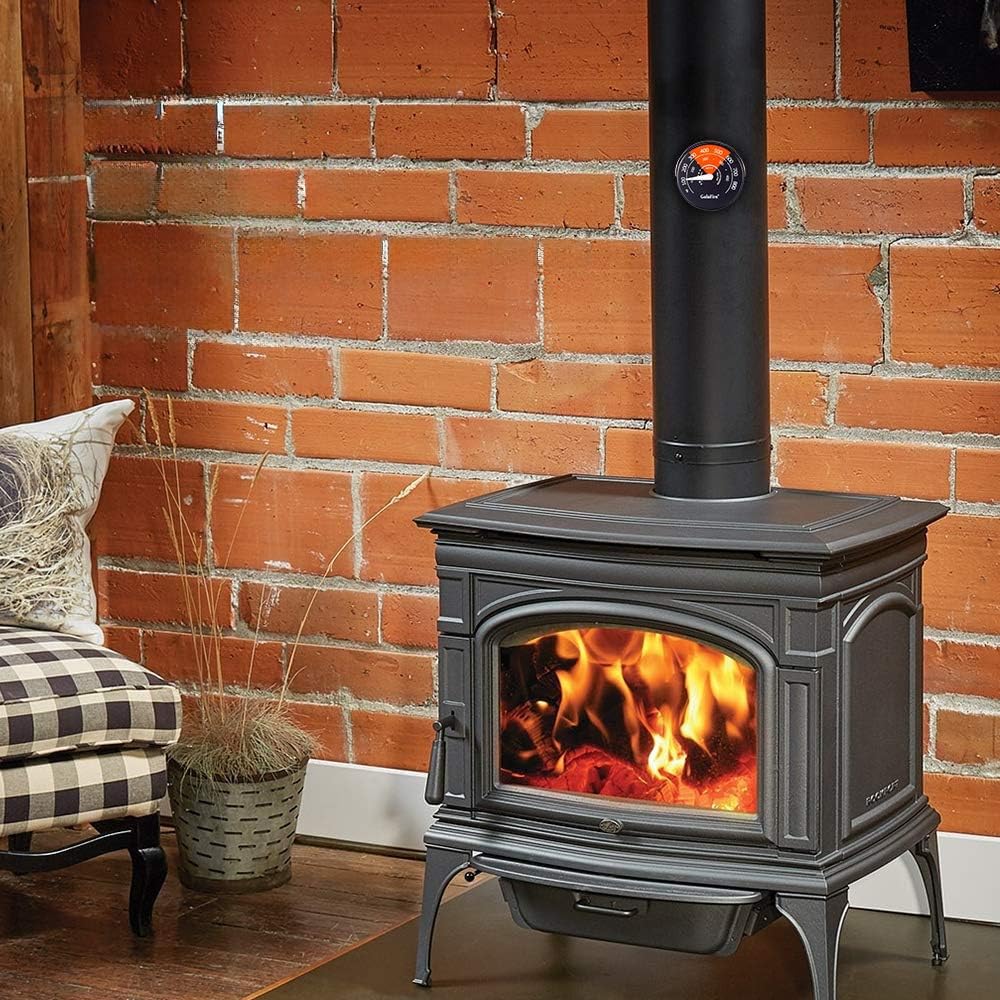 GALAFIRE white needle dial stands out for easy reading during burns.