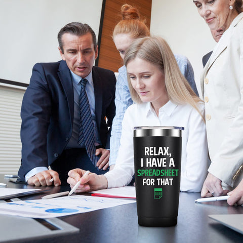 GALAROES CPA gift mug demonstrates a playful, professional desk accessory for tax season