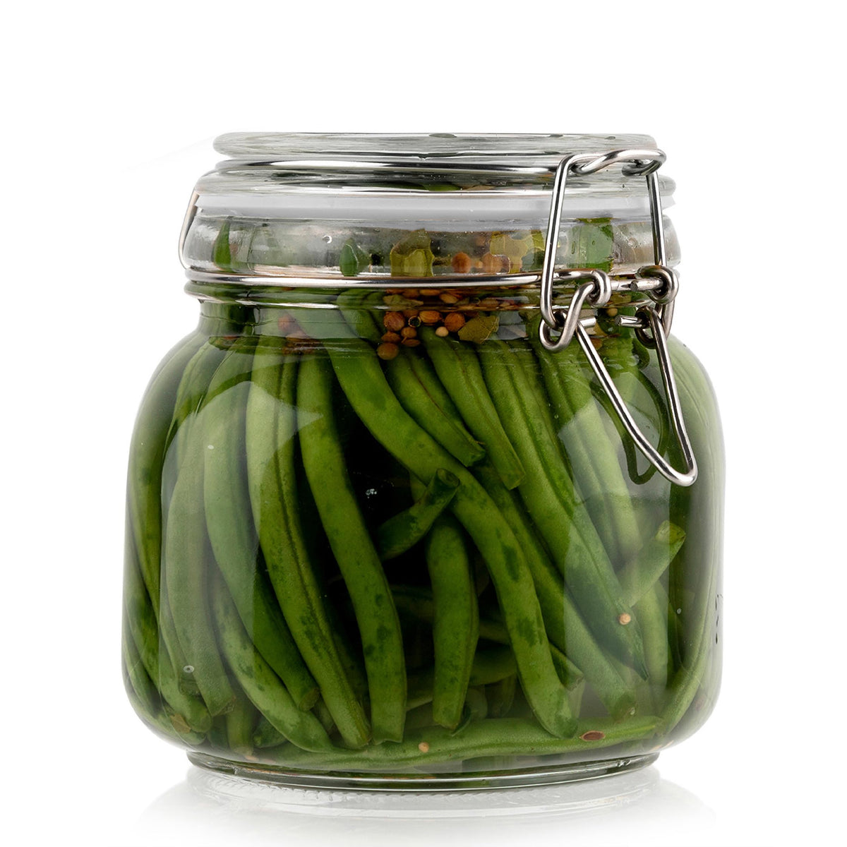 Galashield 24 oz glass jar with airtight lid for pantry storage.