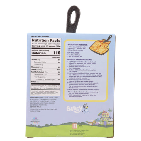 Galerie Bluey face pancake creation highlights kid-friendly breakfast with even cooking