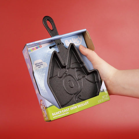Galerie Christmas gift idea featuring Bluey skillet for fans and family breakfast fun
