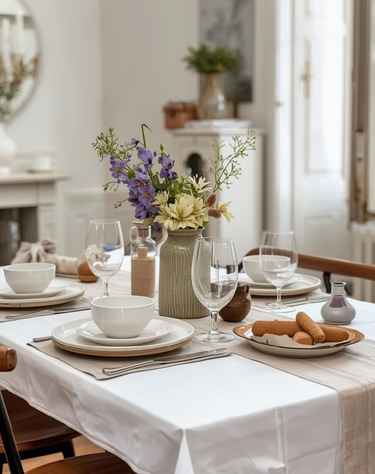 Everyday dining essentials styled for British home living