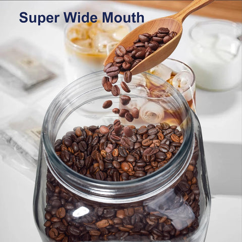 Galssmagic airtight lid helps preserve freshness and flavor.