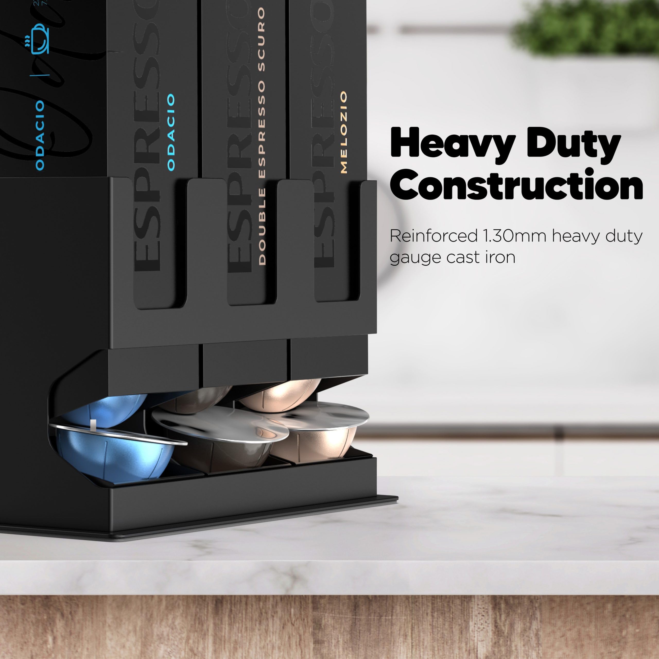GALVANOX space-saving organizer for kitchen or office
