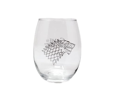 Game of Thrones wine glass set in window box display for gifting