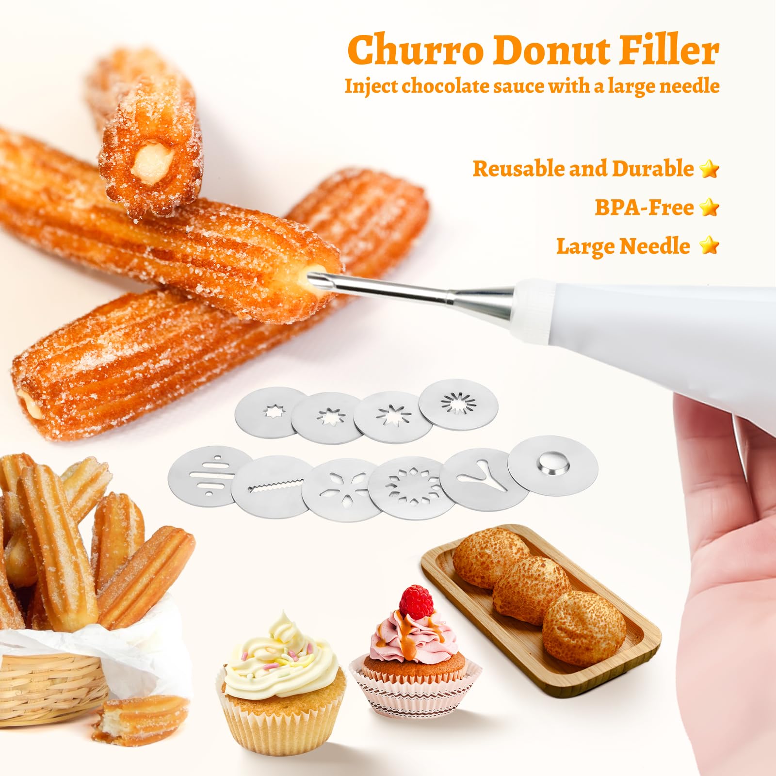 GAMKII cookie design discs for versatile, decorative cookies