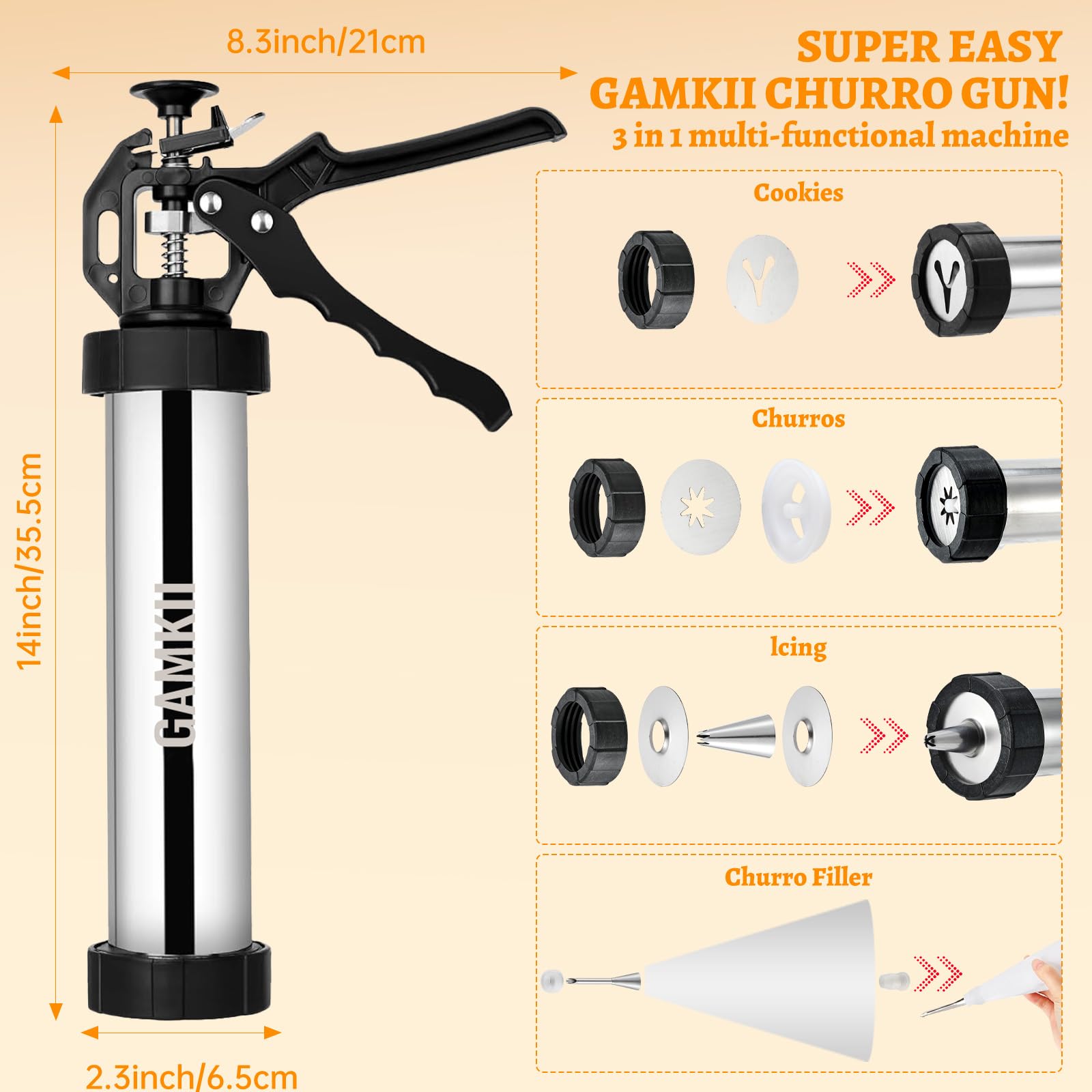 GAMKII ergonomic gun grip for comfortable shaping