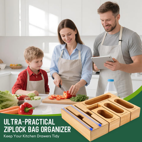 Gamtik wooden kitchen drawer setup in a tidy active drawer