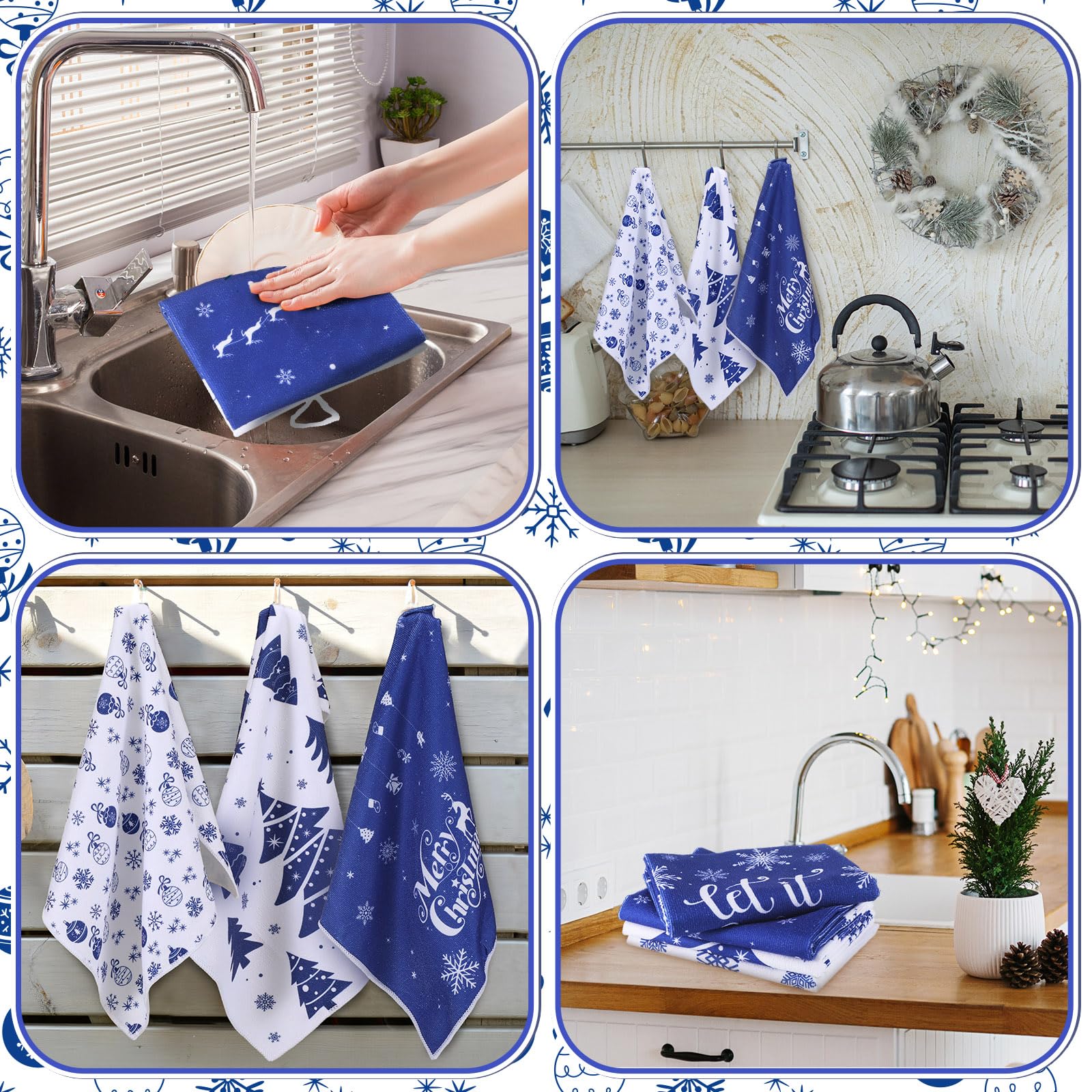 Ganeen machine-washable kitchen towels simplify seasonal care