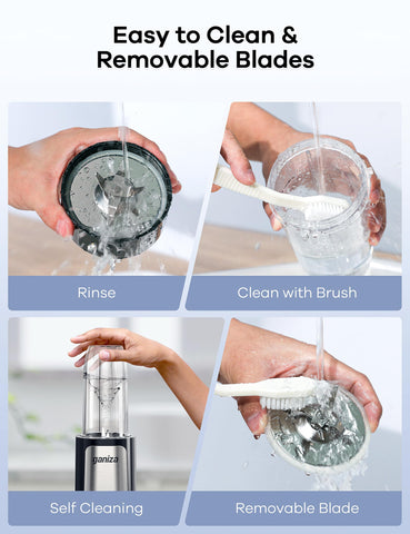 Ganiza dishwasher-safe cups for easy cleanup.