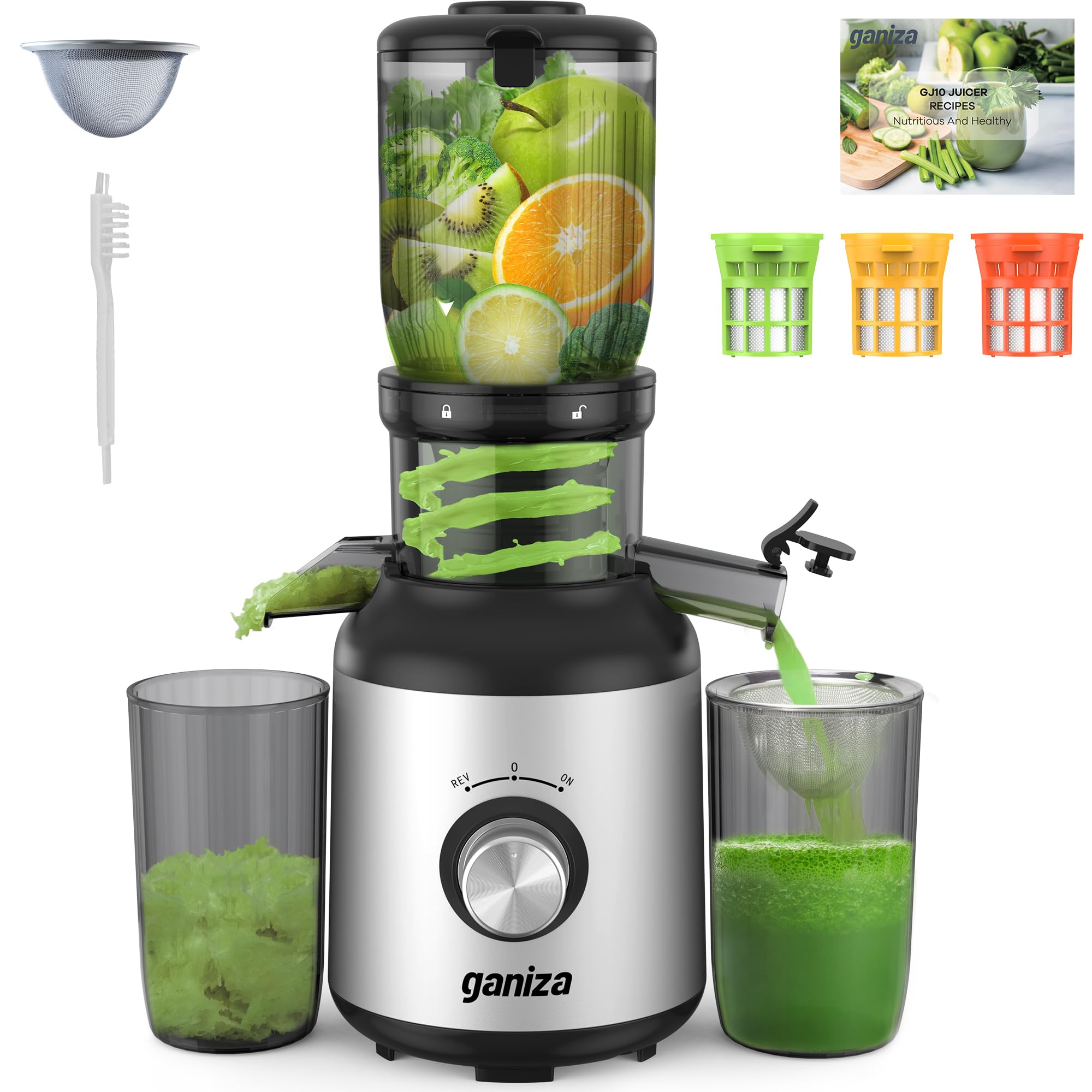 Ganiza cold press juicer compact design for small kitchens