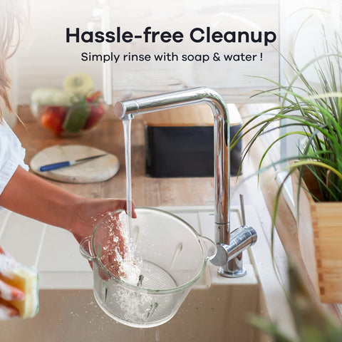 Ganiza food processor safety mechanism for secure operation and auto-stop.