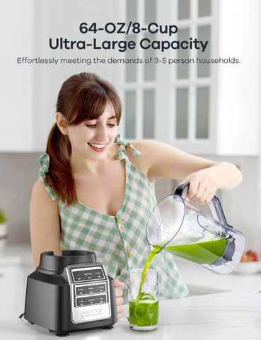 Ganiza Blender safety features with overheating protection for worry-free use.