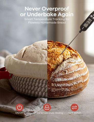 Ganiza cover cloth protects dough while retaining surface texture
