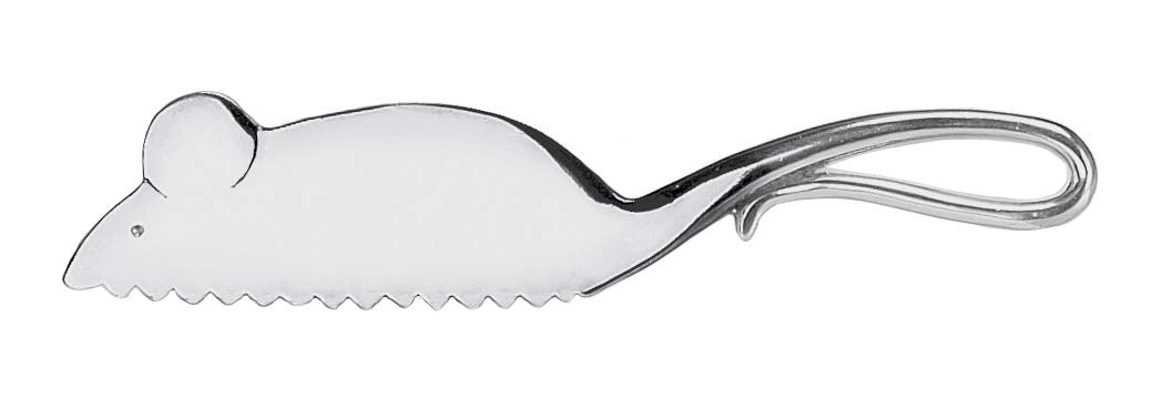 Ganz It's a Mouse! cheese knife with tail-handle for stylish cheese serving.