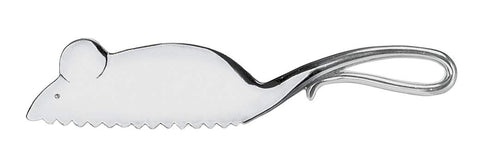 Ganz It's a Mouse! cheese knife with tail-handle for stylish cheese serving.