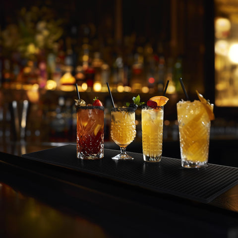 Garandad bar mat airflow design promotes quick air-drying of wet glasses