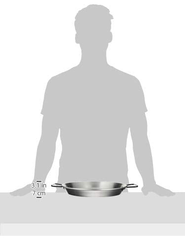 Garcima Pata Negra 34 cm pan serves 2–4 portions.