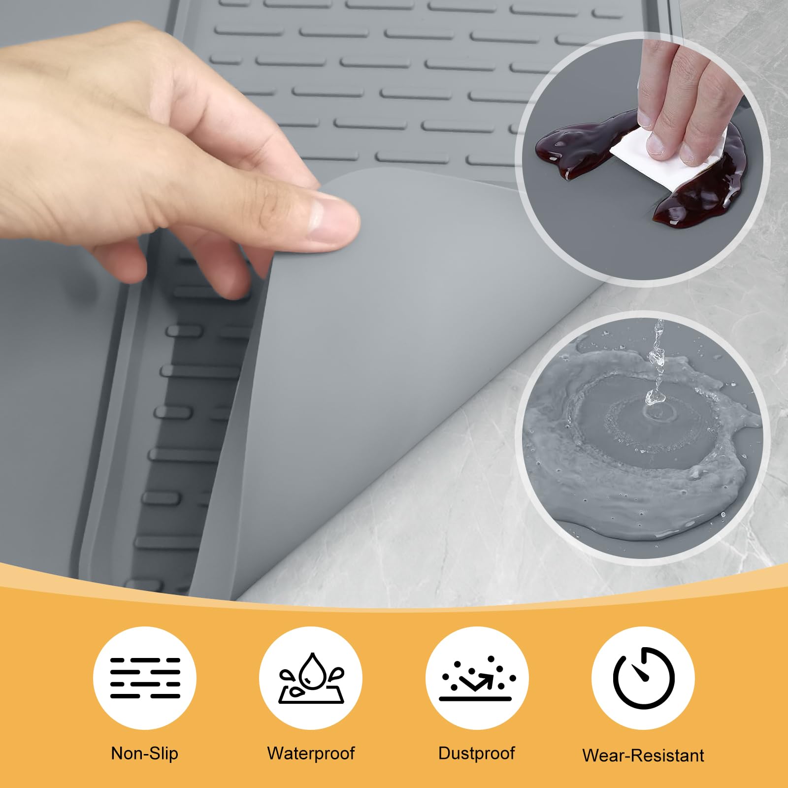 Garolue countertop protection suitable for kitchens, bars, and more.