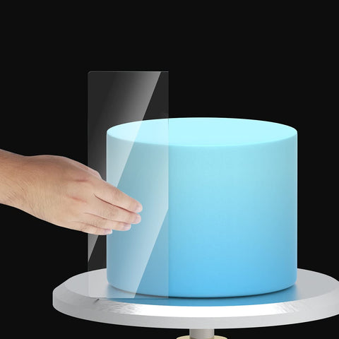 Grarry durable, food-safe smoothing tool for clean cake finishes.