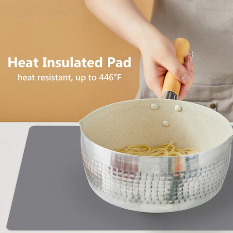 Gartful easy-clean kitchen mat wipes clean after spills