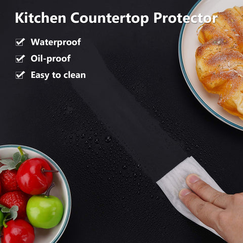 Gartful silicone mat non-slip bottom stabilizes on any counter surface.