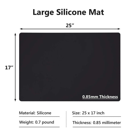 Gartful silicone mat beneath air fryer keeps counters clean and organized.