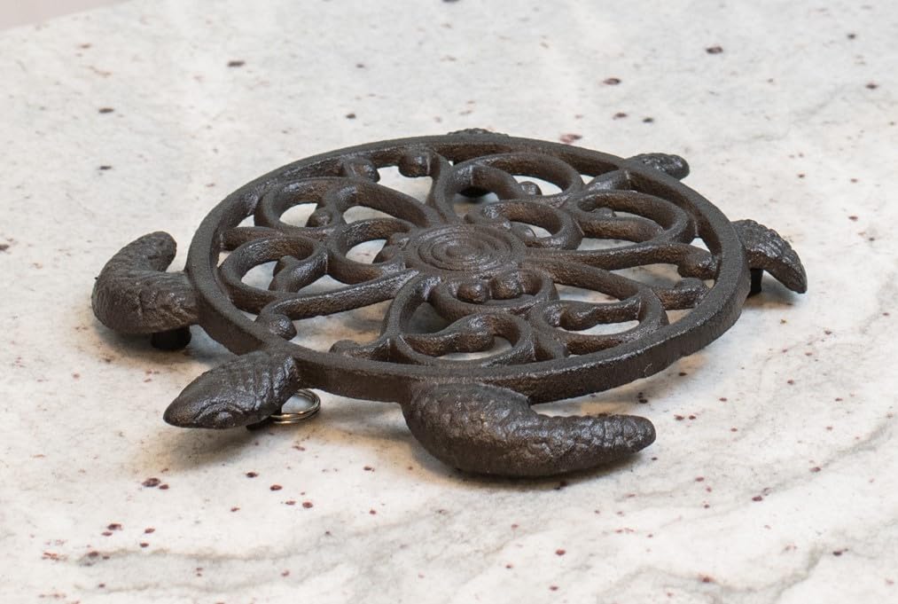 GASARÉ cast iron trivet rubber feet caps safeguard counters