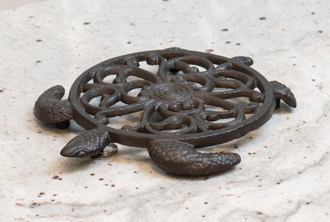 GASARÉ cast iron trivet rubber feet caps safeguard counters