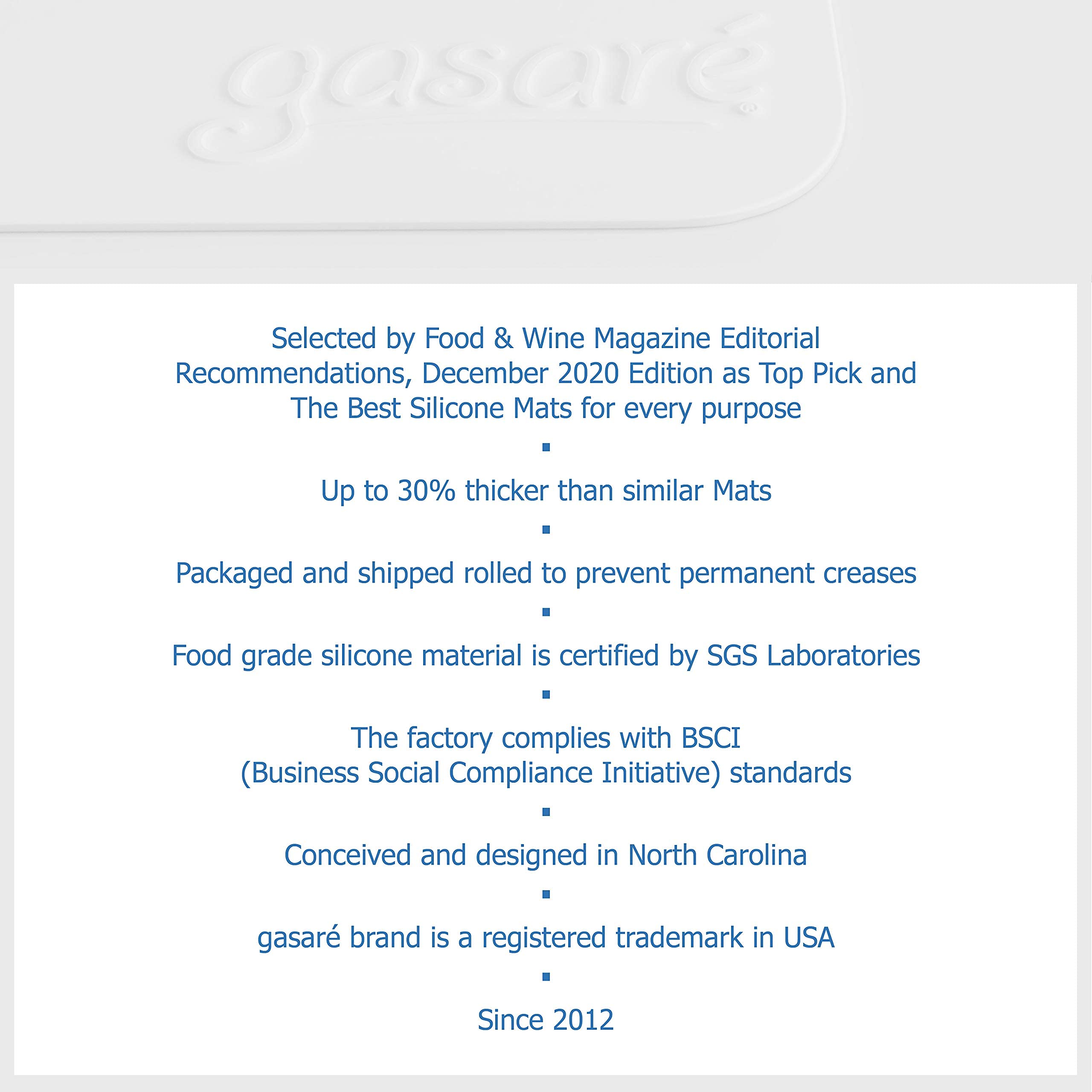 GASARÉ durable thick countertop mats designed for daily kitchen use.
