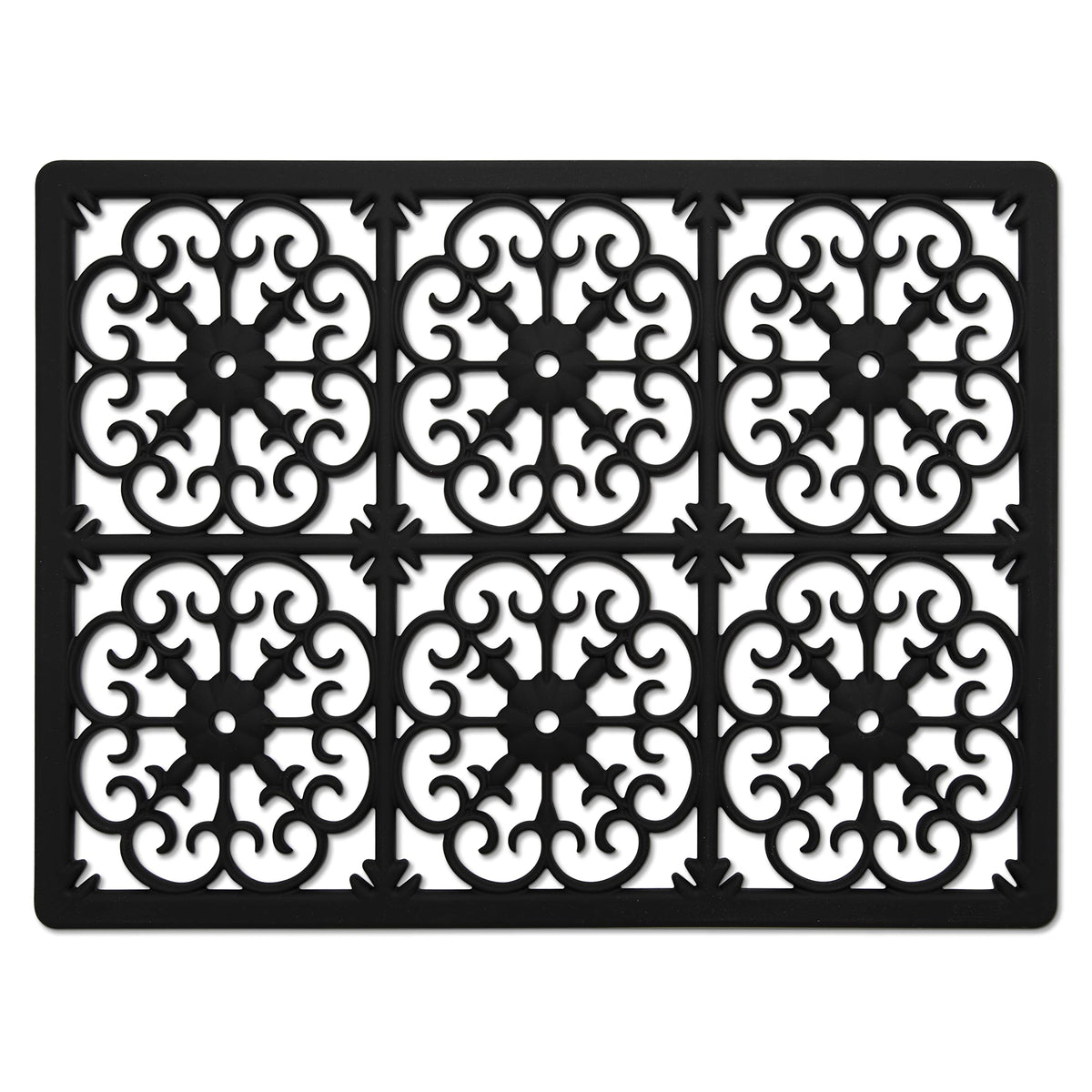 GASARÉ extra large silicone trivet shields countertops from hot pots and pans.