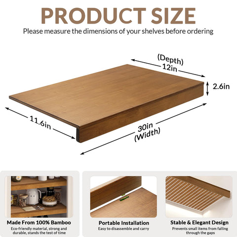 Gashell bamboo cover showcases natural wood grain with durable, scratch-resistant finish.